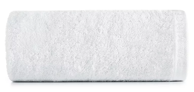 Ręcznik kąpielowy 50x90 cm bawełniany kolor biały z haftowanym logiem Eva Minge 550 g/m2 VENUS Eurofirany