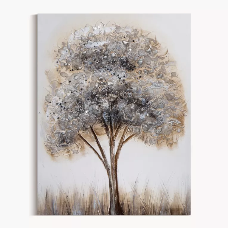 Obraz ręcznie malowany na płótnie zdobiony kryształkami GLAMOUR