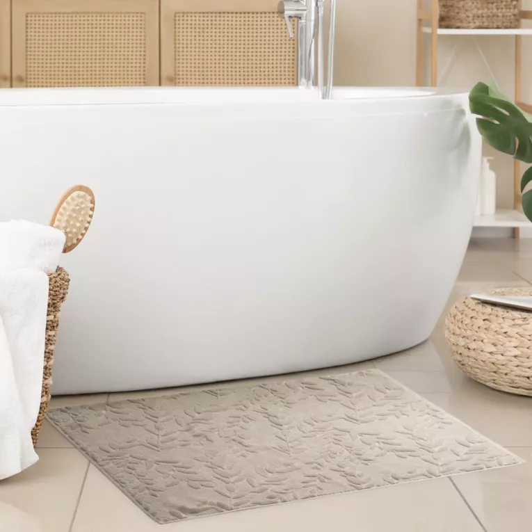 Dywanik łazienkowy z wytłaczanym wzorem Eurofirany