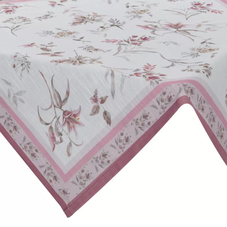 Bieżnik na stół naturalno, beżowy 90x90 cm SUMMER 6 z gładkiej i miękkiej tkaniny