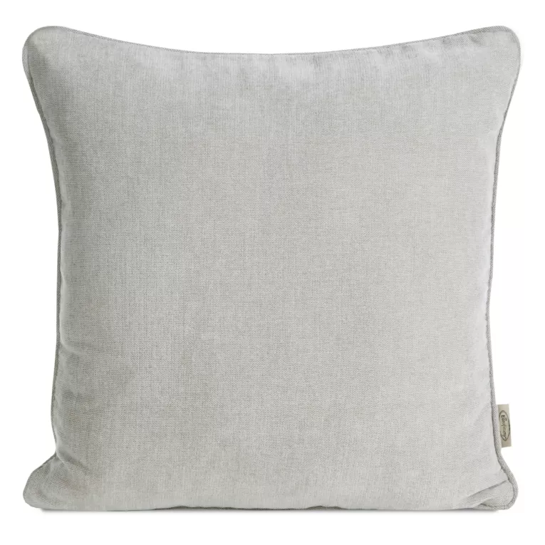 Poszewka na poduszkę 45x45 cm szenilowa, jasnobeżowa NILO Eurofirany