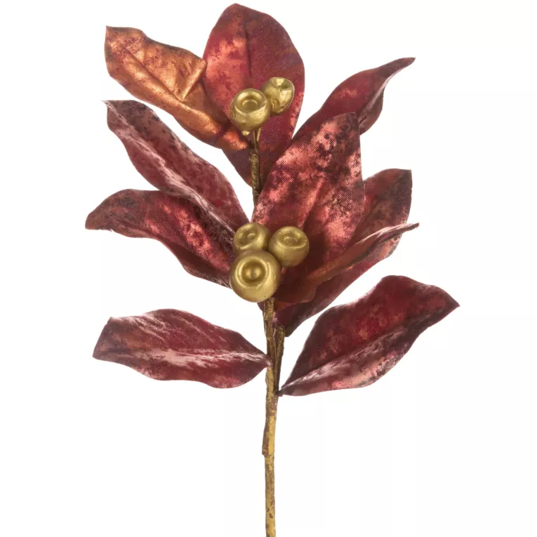 Gałązka świąteczna z złotymi kuleczkami Eurofirany