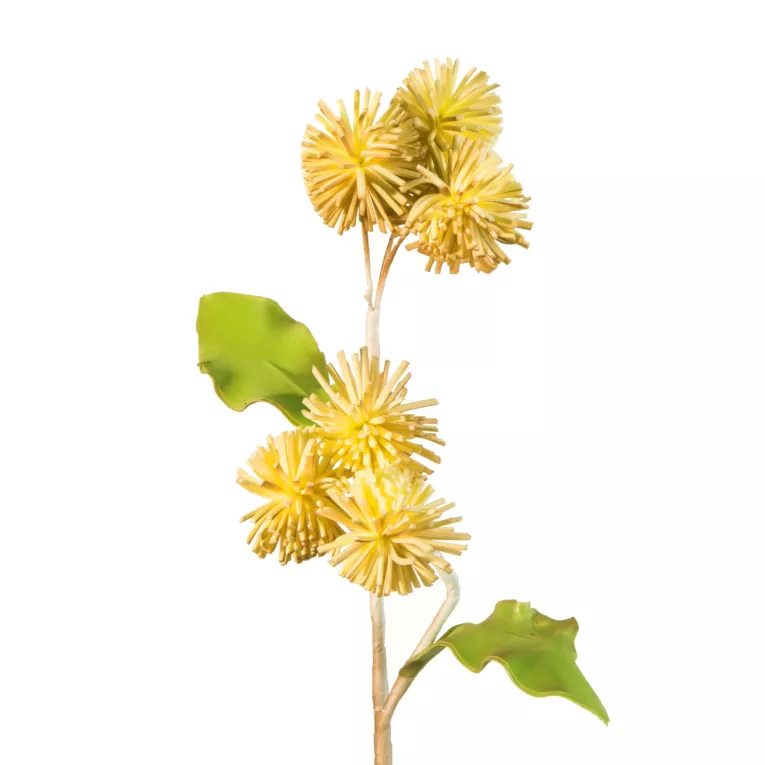 Gałązka ozdobna sztuczna z pąkami różowa Eurofirany