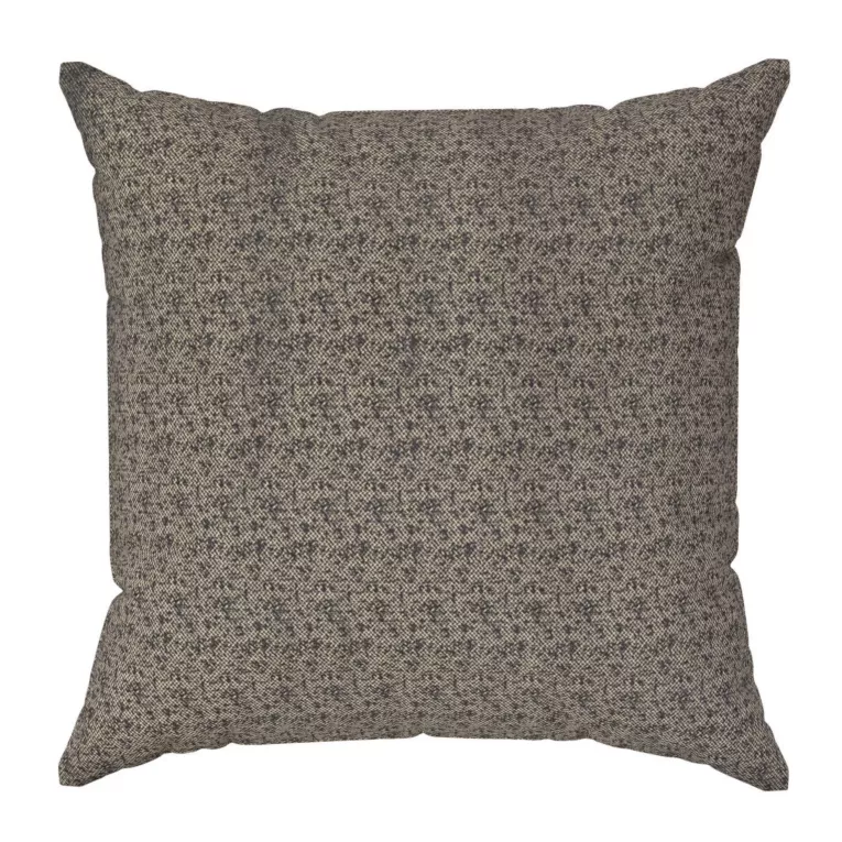 Poszewka szyta czarno złota z szenilowej tkaniny w drobny geometryczny wzór przetykany błyszczącą nicią