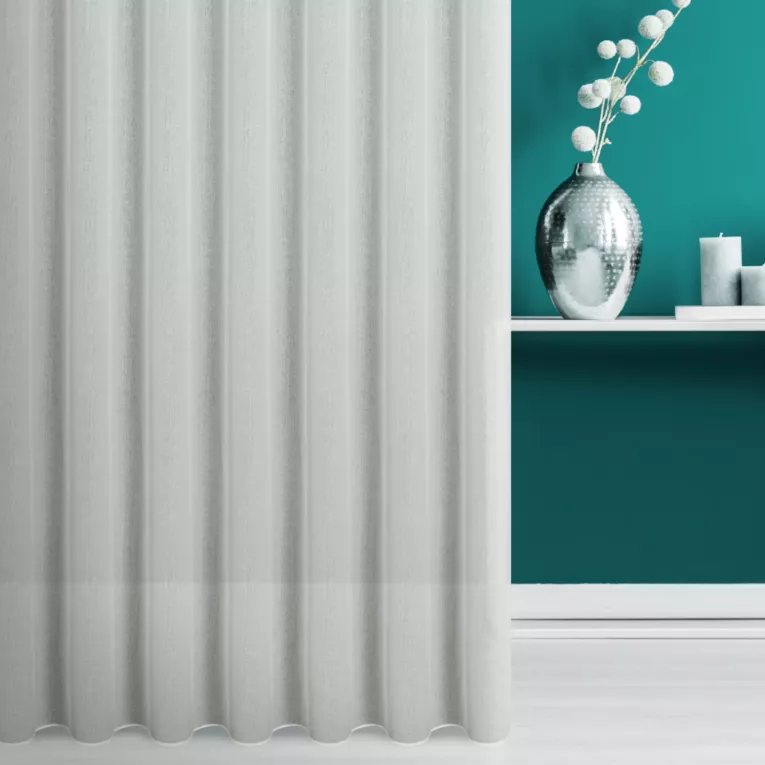 Firana szyta na taśmie fala kremowa foto-katalityczna tkanina, oczyszczająca powietrze z substancji szkodliwych