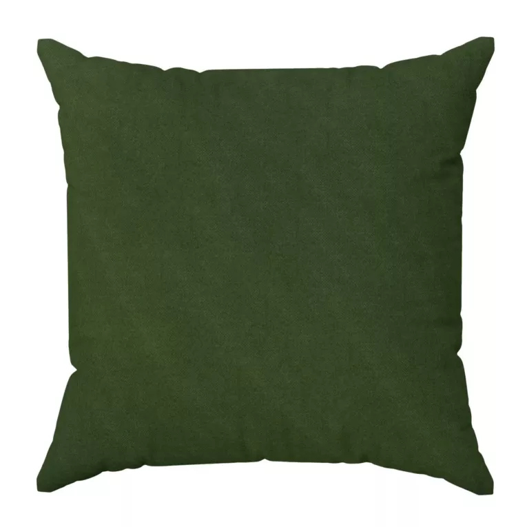 Poszewka szyta DORA - HIT zielona z miękkiej tkaniny o welurowej strukturze