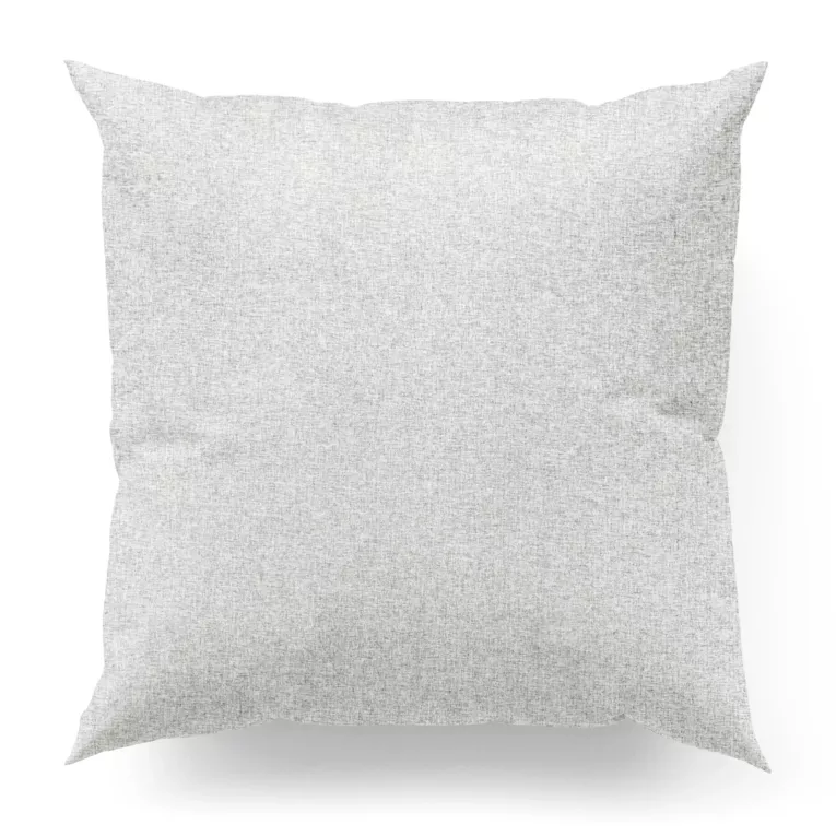 Poszewka szyta srebrna z tkaniny trudnopalnej, zaciemniającej, typu blackout z efektem melanżu