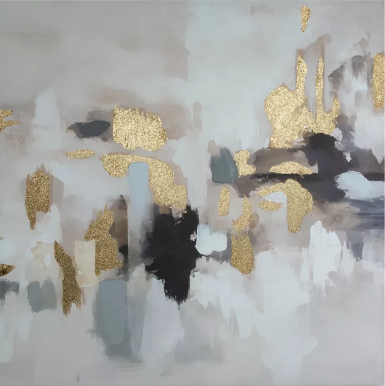 Obraz ręcznie malowany na płótnie z motywem abstrakcyjnym Eurofirany