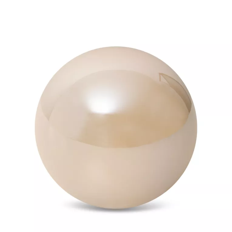 Kula ceramiczna beżowa z perłowym połyskiem średnica 12x11 cm SIMONA Eurofirany