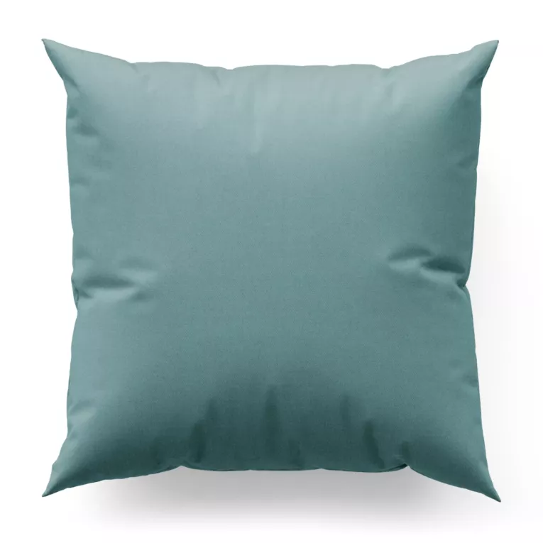 Poszewka szyta ciemnoniebieska z miękkiej tkaniny o welurowej strukturze