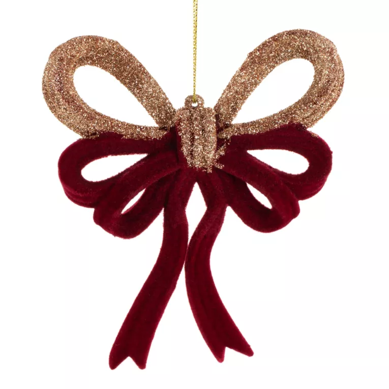 Dekoracyjna ozdoba KOKARDA z welwetu Eurofirany