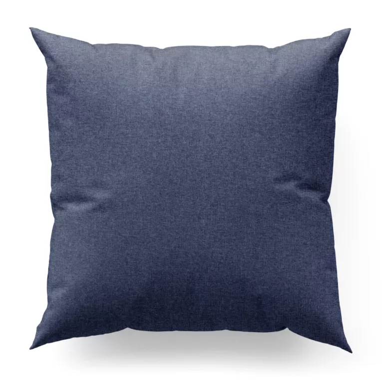 Poszewka szyta granatowa z tkaniny trudnopalnej, zaciemniającej, typu blackout z efektem melanżu
