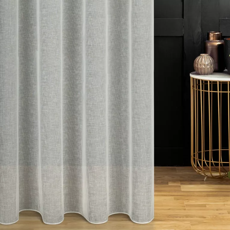 Tkanina firanowa etamina z błyszczącą nicią Eurofirany