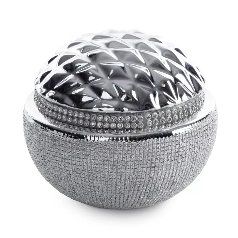 Kula dekoracyjna SOLEN z dodatkiem cyrkonii i wypukłego wzoru Eurofirany