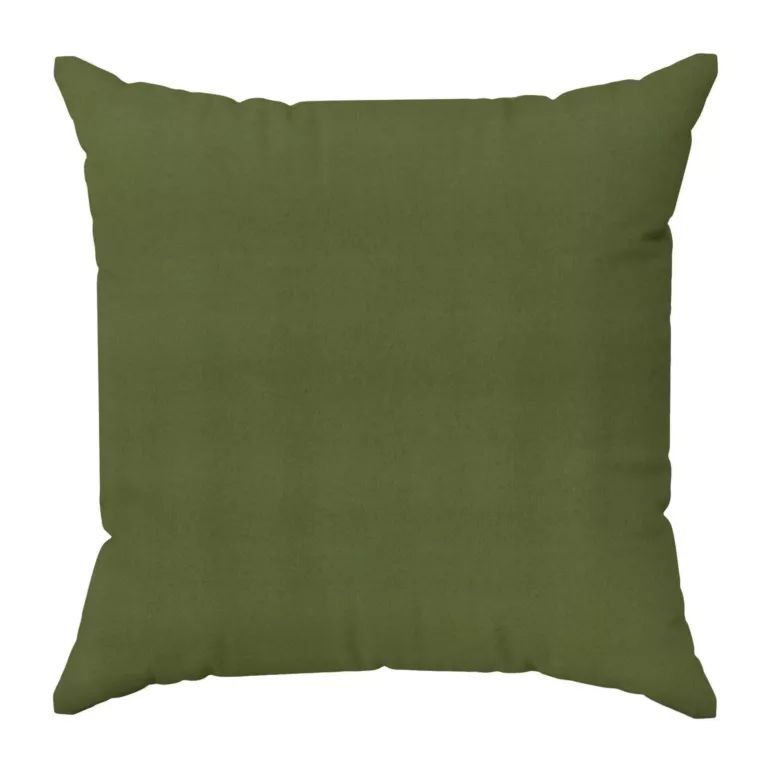 Poszewka szyta DORA - HIT oliwkowa z miękkiej tkaniny o welurowej strukturze