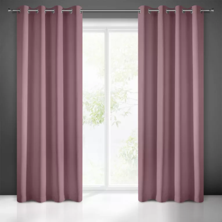 Zasłona gotowa jednokolorowa matowa Eurofirany