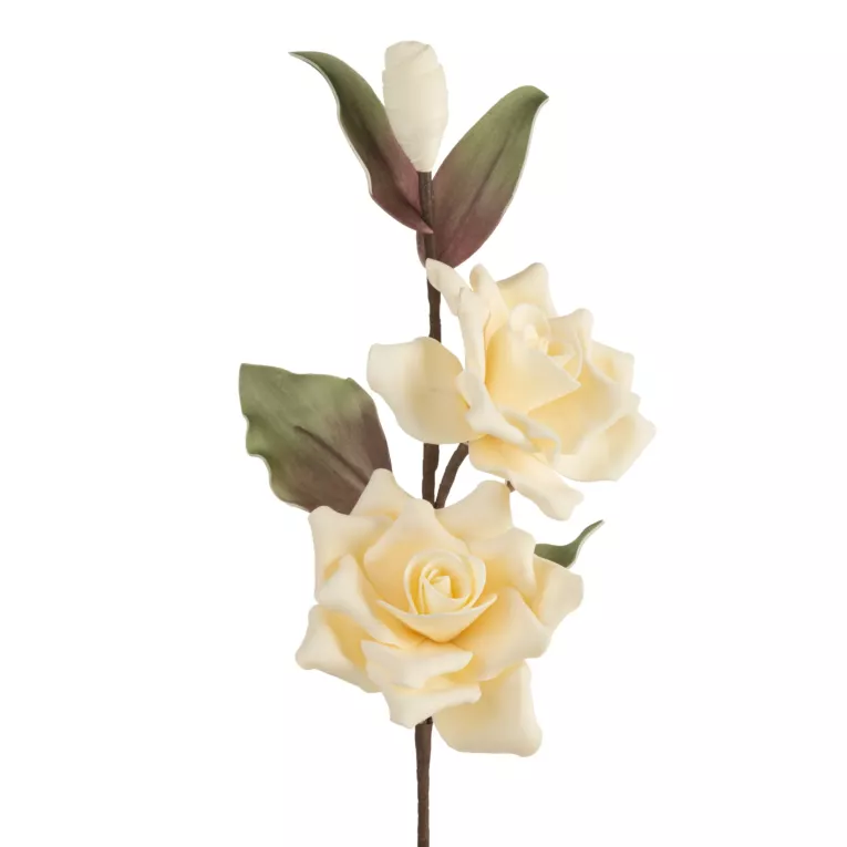 RÓŻA Kwiat sztuczny dekoracyjny Eurofirany