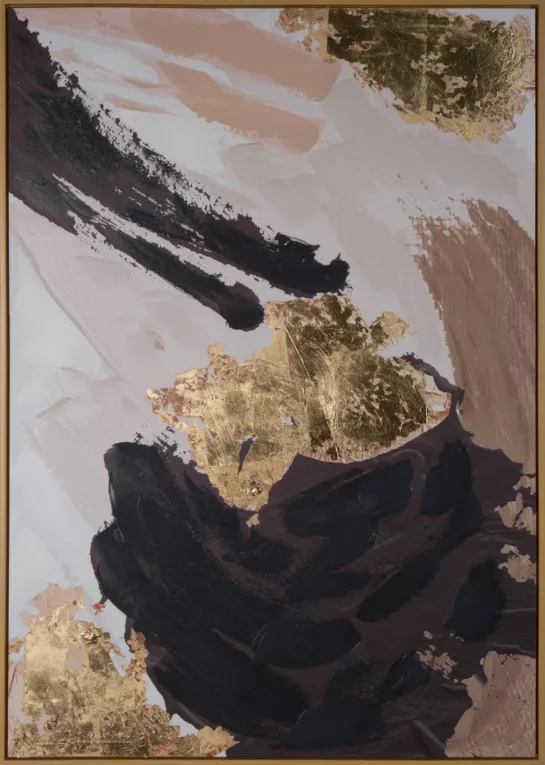 Obraz abstrakcyjny ręcznie malowany na płótnie Eurofirany