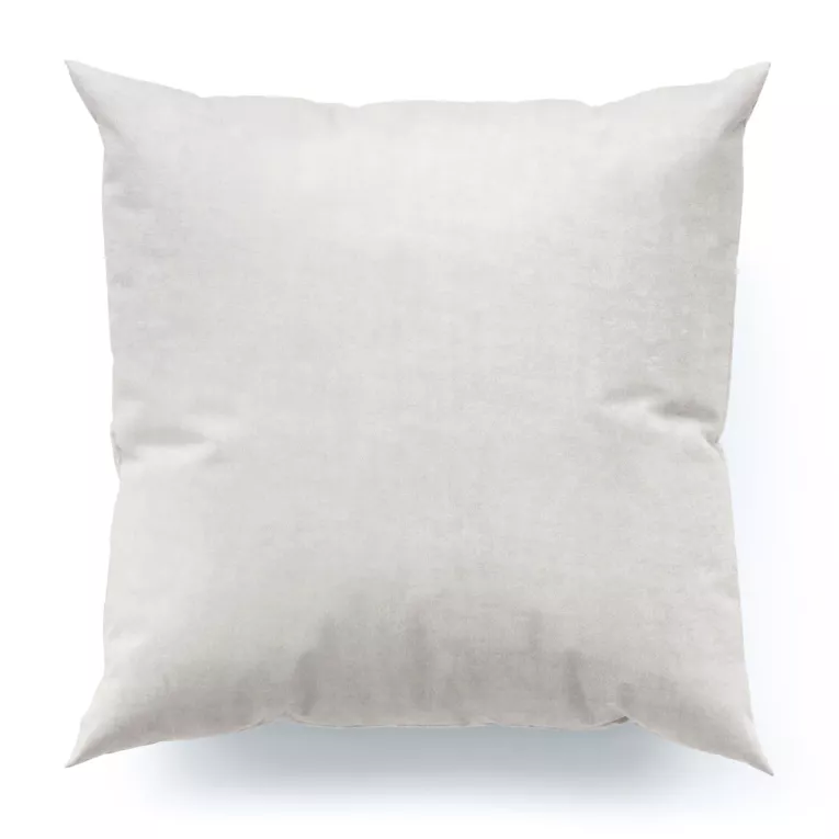 Poszewka szyta ITALIA kremowa z tkaniny welwetowej o delikatnym połysku