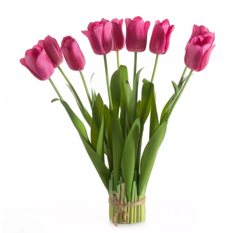Sztuczny bukiet TULIPANÓW dekoracyjny Eurofirany