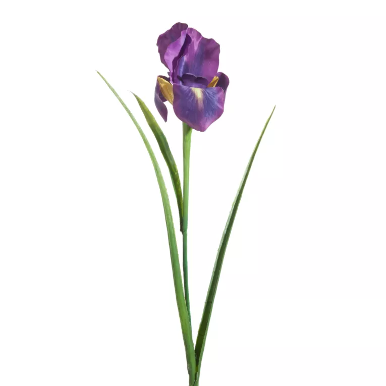 Kwiat sztuczny dekoracyjny IRYS fioletowy Eurofirany