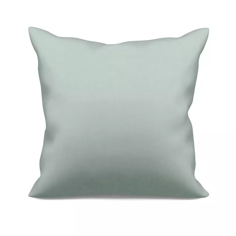 Poszewka szyta ADESSA jasnoturkusowa z miękkiej tkaniny o welurowej strukturze