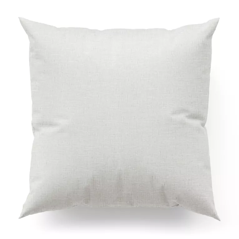 Poszewka szyta naturalna z tkaniny o naturalnym splocie z dodatkiem lnu