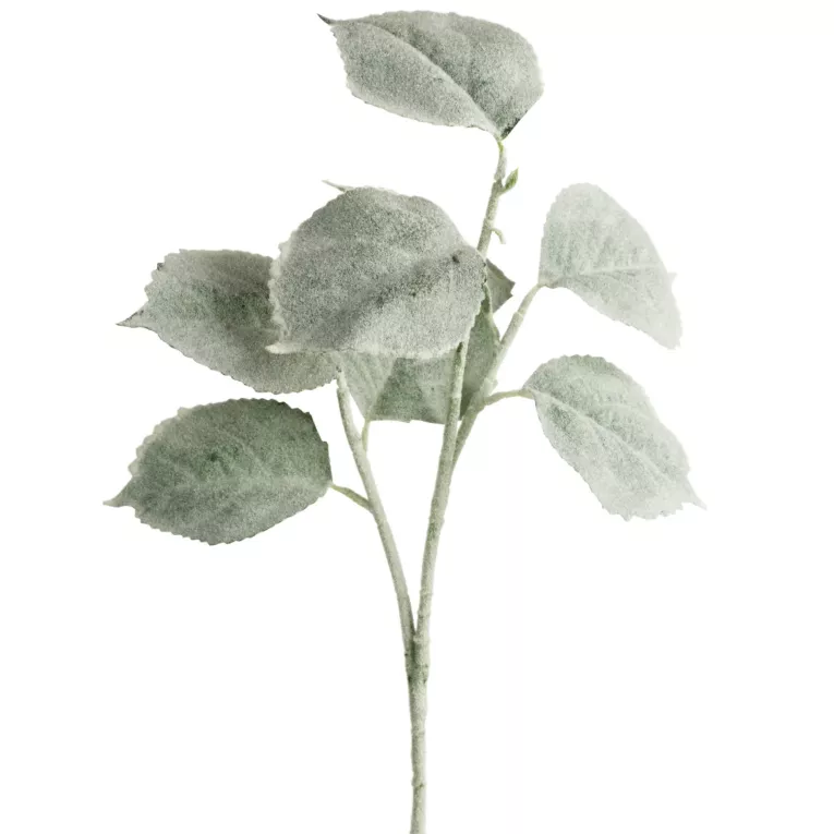 Zimowa gałązka świąteczna z efektem szronu Eurofirany