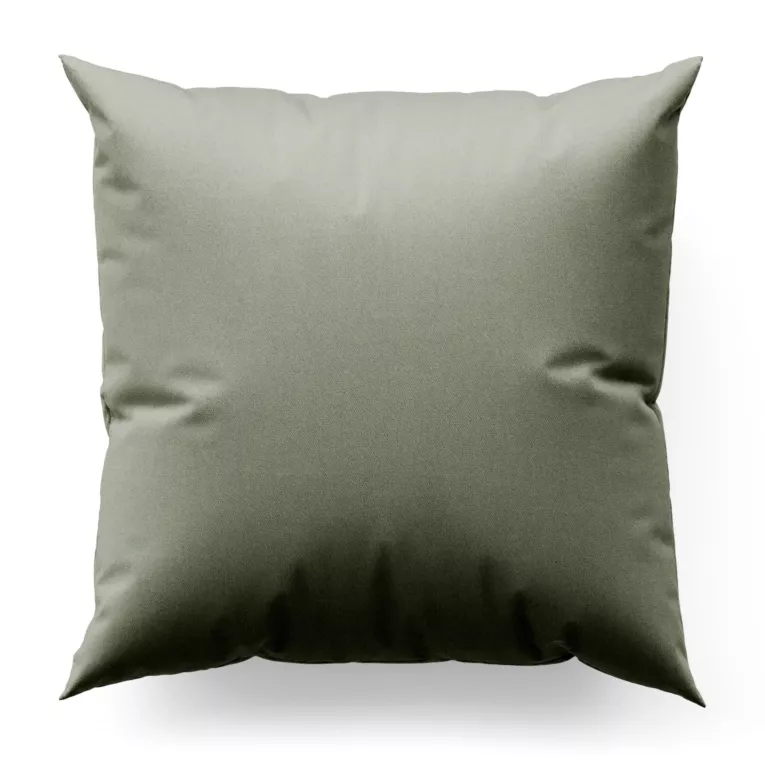 Poszewka na wymiar jasnosrebrna z gładkiej tkaniny typu dimout