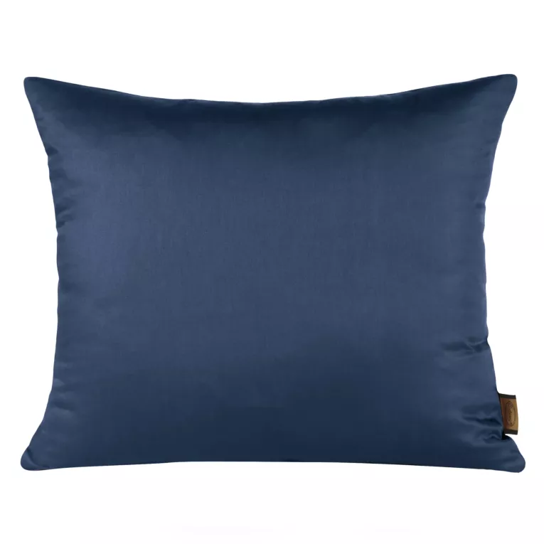 Poszewka na poduszkę 50x70 cm z satyny bawełnianej ciemnoniebieska NOVA Eurofirany