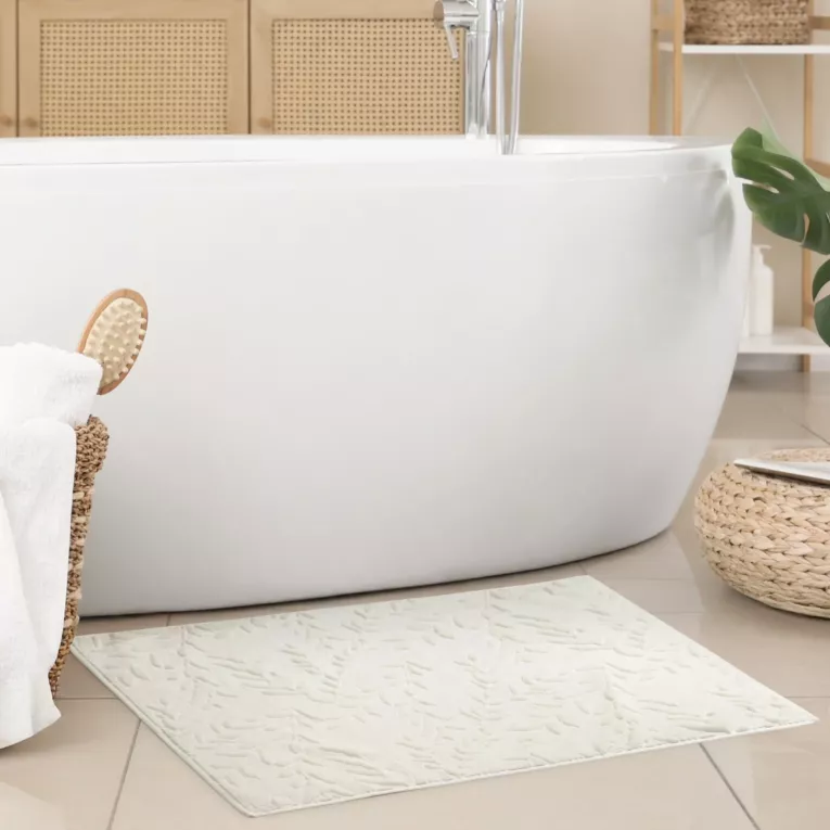 Dywanik łazienkowy z wytłaczanym wzorem Eurofirany