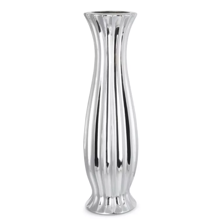 Wazon dekoracyjny FELIX o lśniącej powierzchni Eurofirany
