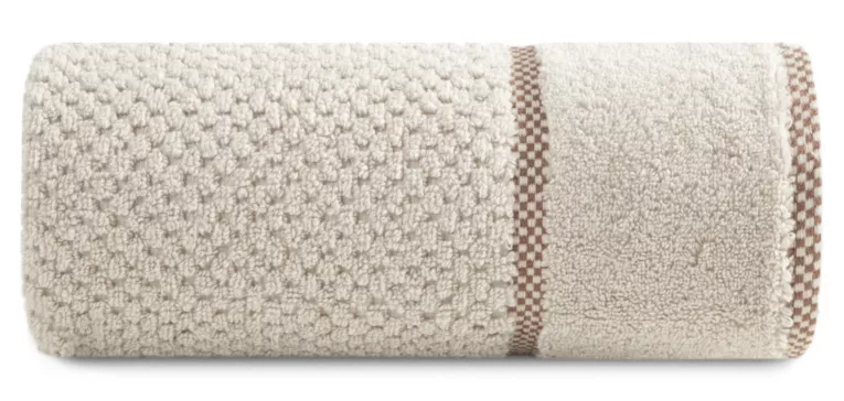 Ręcznik kąpielowy 50X90 cm bawełniany kolor beżowy 540 g/m2 CALEB Eurofirany