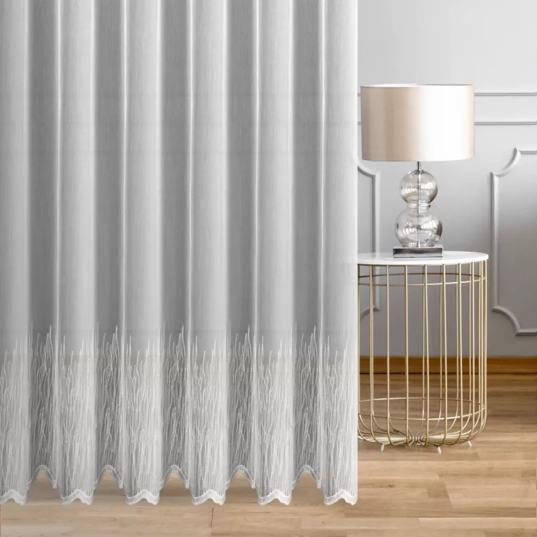 Tkanina firanowa typu Aden z haftem Eurofirany