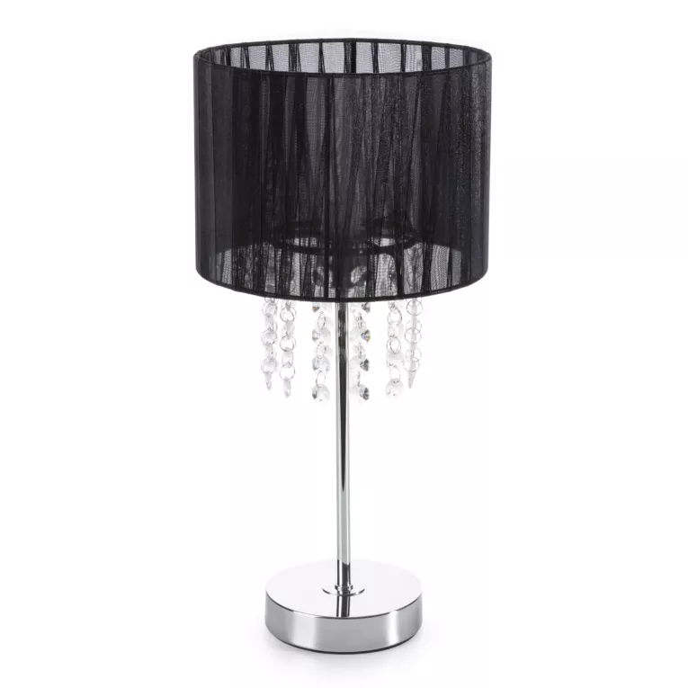 Lampka dekoracyjna stołowa MILEN z kryształkami Eurofirany