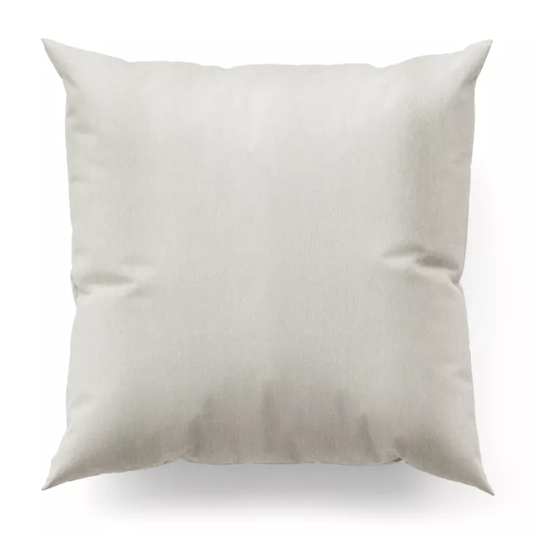 Poszewka na wymiar platynowa z tkaniny o szenilowej strukturze