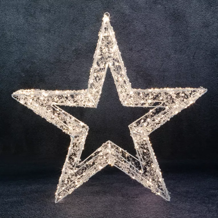 GWIAZDA - Dekoracja świąteczna LED odporna na warunki atmosferyczne  Eurofirany
