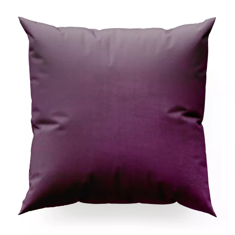 Poszewka szyta ITALIA fioletowa z tkaniny welwetowej o delikatnym połysku