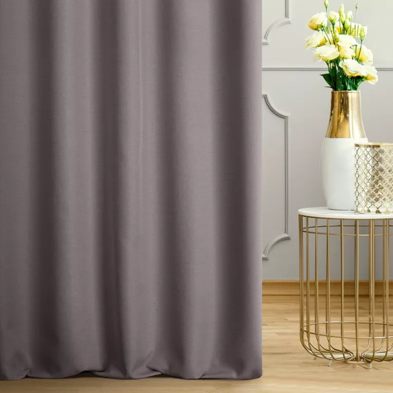 Tkanina zasłonowa o naturalnym splocie Eurofirany