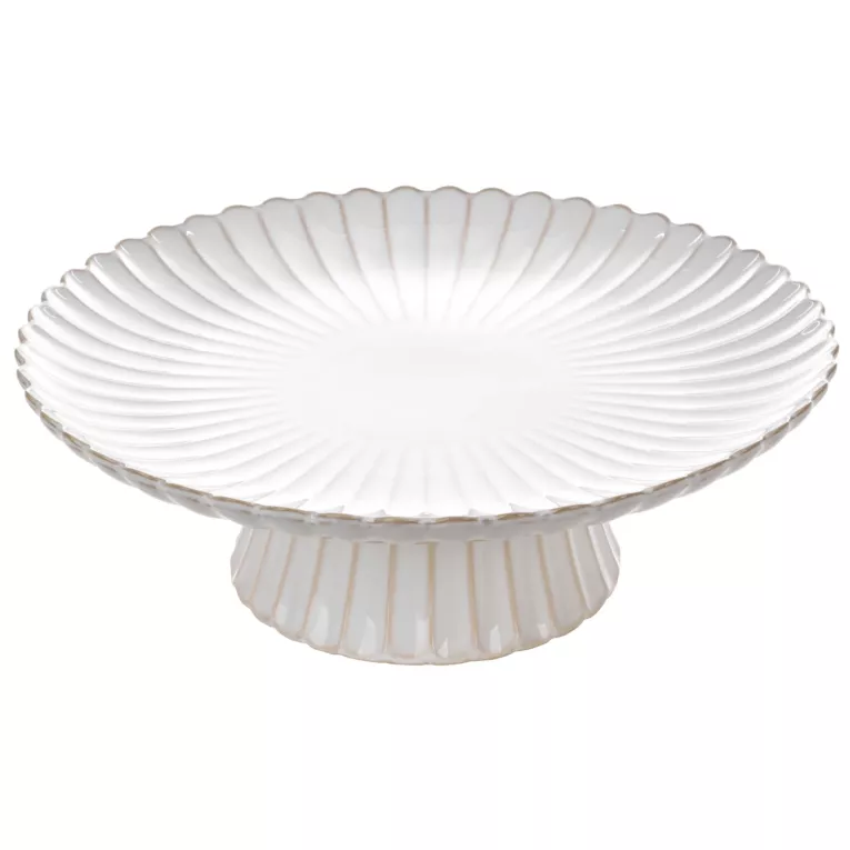 Patera ceramiczna AVRIL w stylu eko z przecieranym wzorem Eurofirany