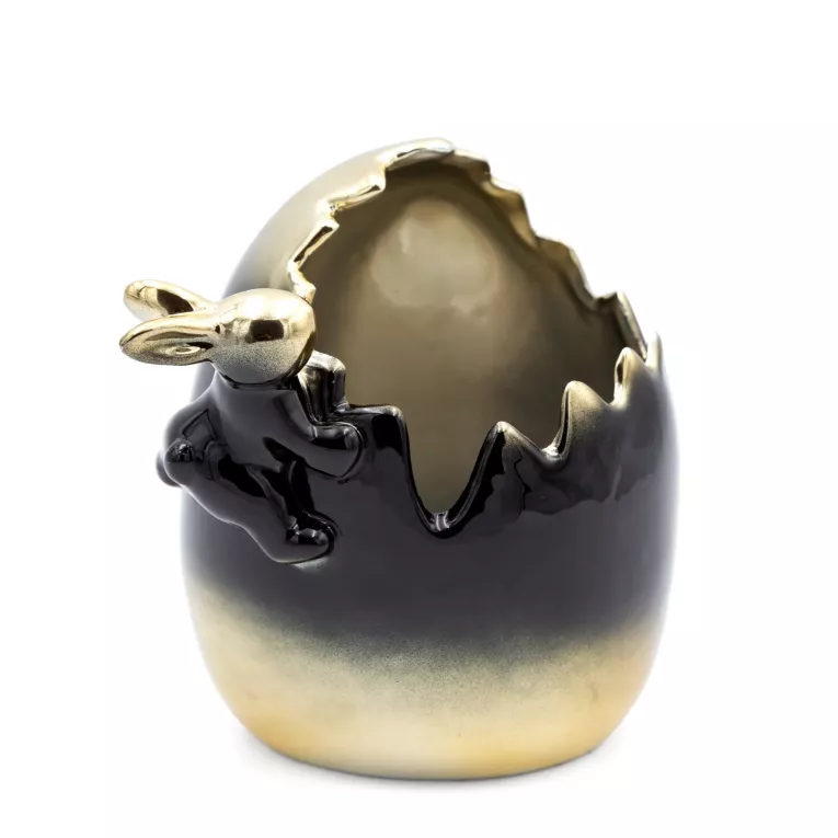 Miseczka dekoracyjna wielkanocna z glinki ceramicznej i z efektem ombre Eurofirany