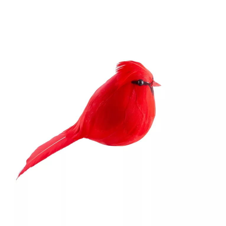 Dekoracyjna ozdoba PTAK z piórami Eurofirany