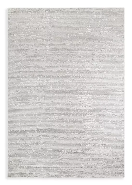 Dywan 200x290 cm biały, jasnoszary o eleganckiej, minimalistycznej strukturze SALENA 8 Eurofirany