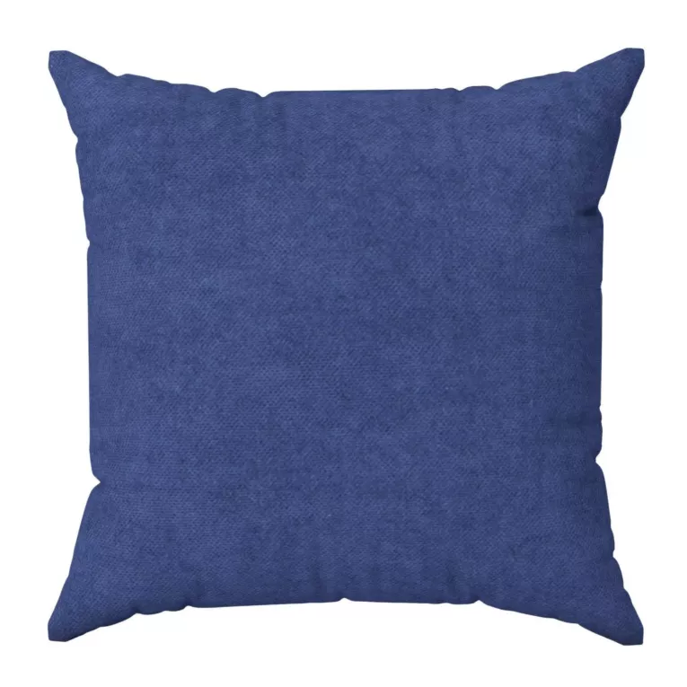 Poszewka szyta DORA - HIT chabrowa z miękkiej tkaniny o welurowej strukturze