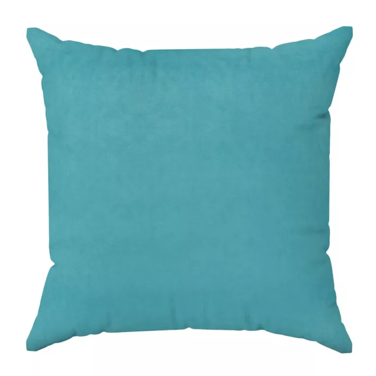 Poszewka szyta ENYA turkusowa z miękkiej półmatowej tkaniny welwetowej