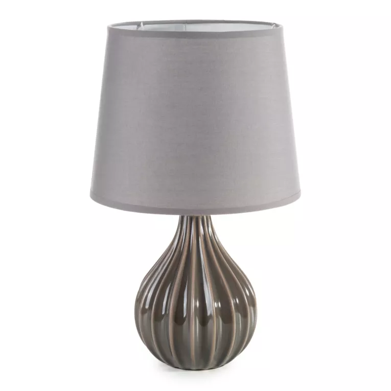 Lampka dekoracyjna stołowa ALFA z matowym abażurem Eurofirany