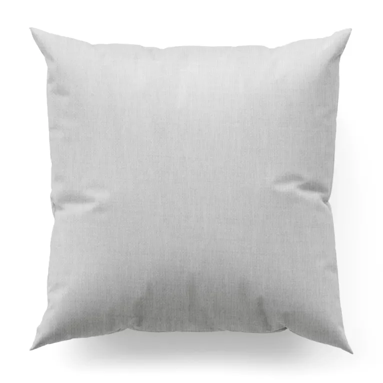 Poszewka na wymiar biała z tkaniny szenilowej o wyraźnym splocie