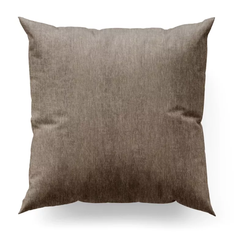 Poszewka na wymiar beżowa z tkaniny o szenilowej strukturze