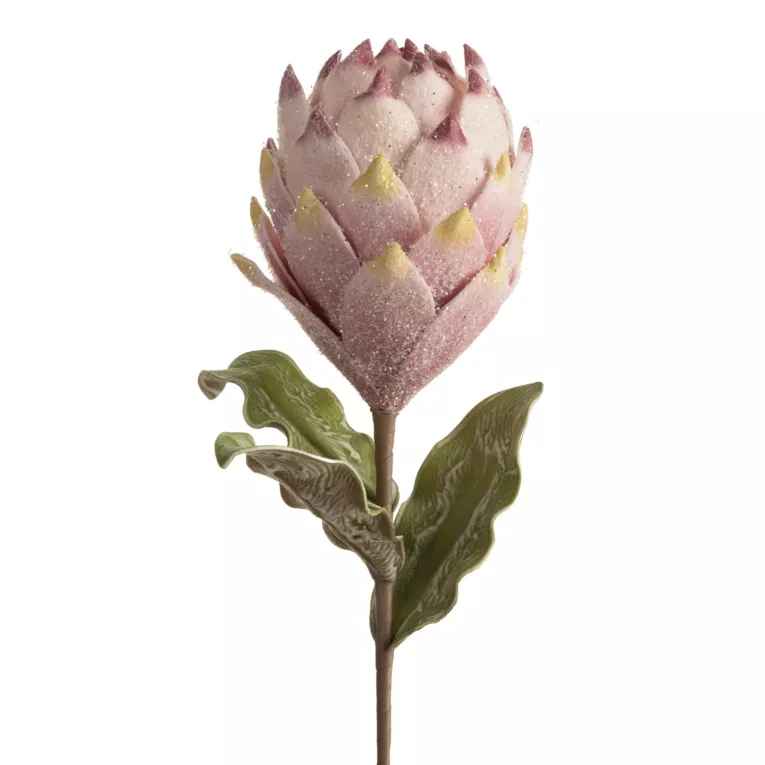 Sztuczny kwiat dekoracyjny KARCZOCH biały Eurofirany