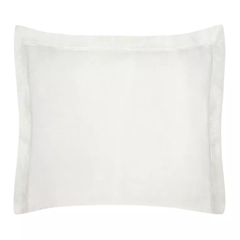 Poszewka na poduszkę 70x80 cm bawełniana z satynowym połyskiem i ozdobną kantą kremowa NOVA COLOUR Eurofirany